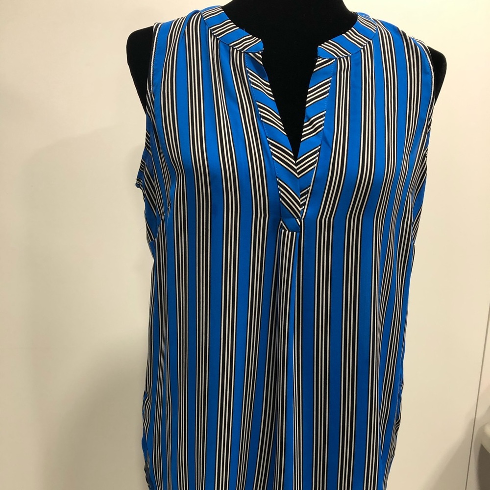 ROSE + OLIVE striped blouse top stripes